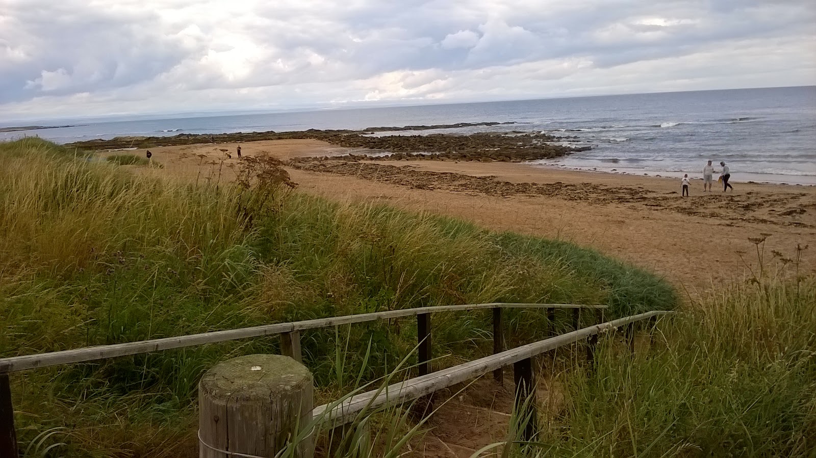 Kingsbarns Golf Links, fairways running along the North Sea shore in Fife, Scotland