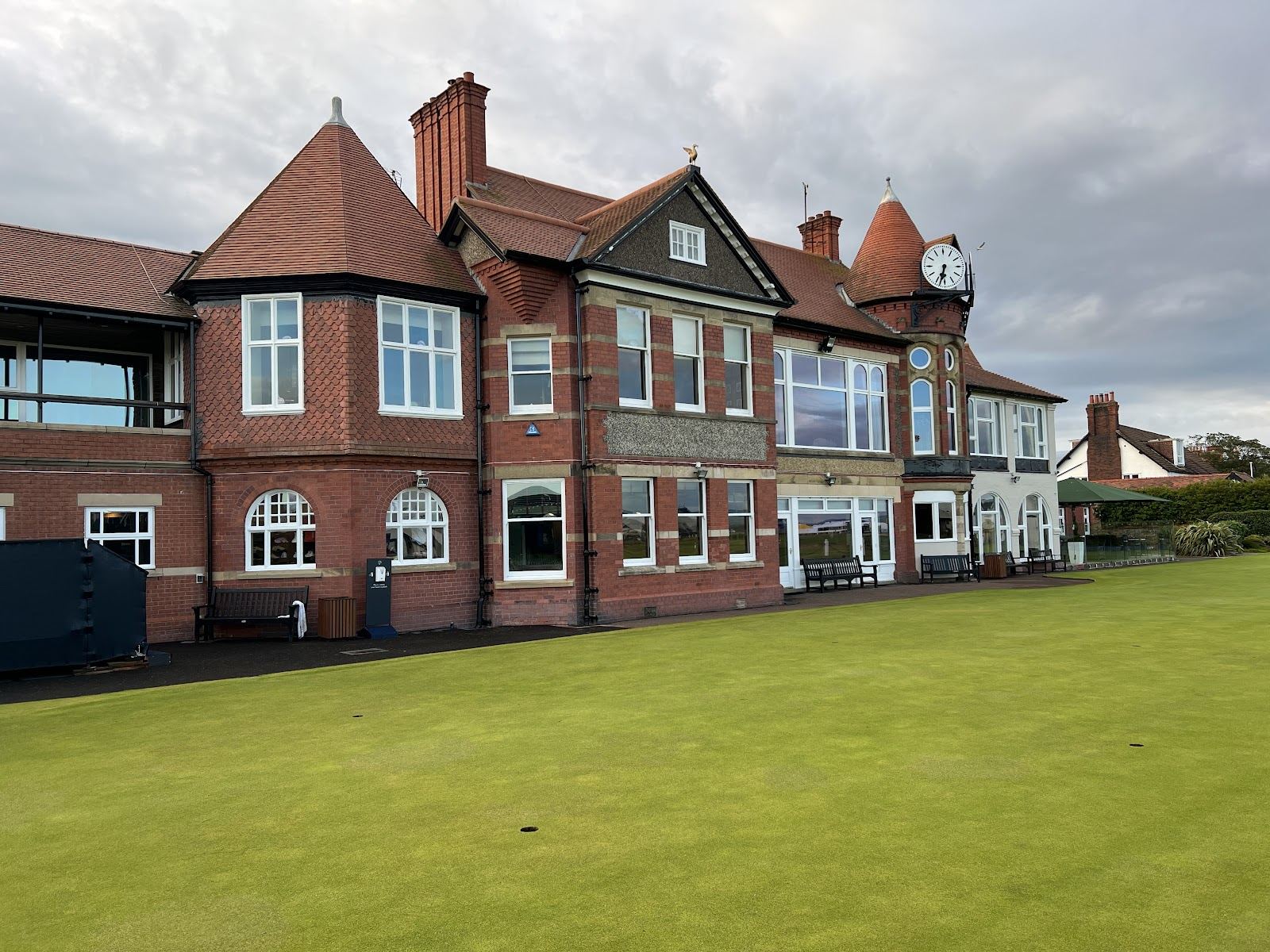 Royal Liverpool Golf Club, Hoylake, links fairways and dunes on the Wirral coast, England