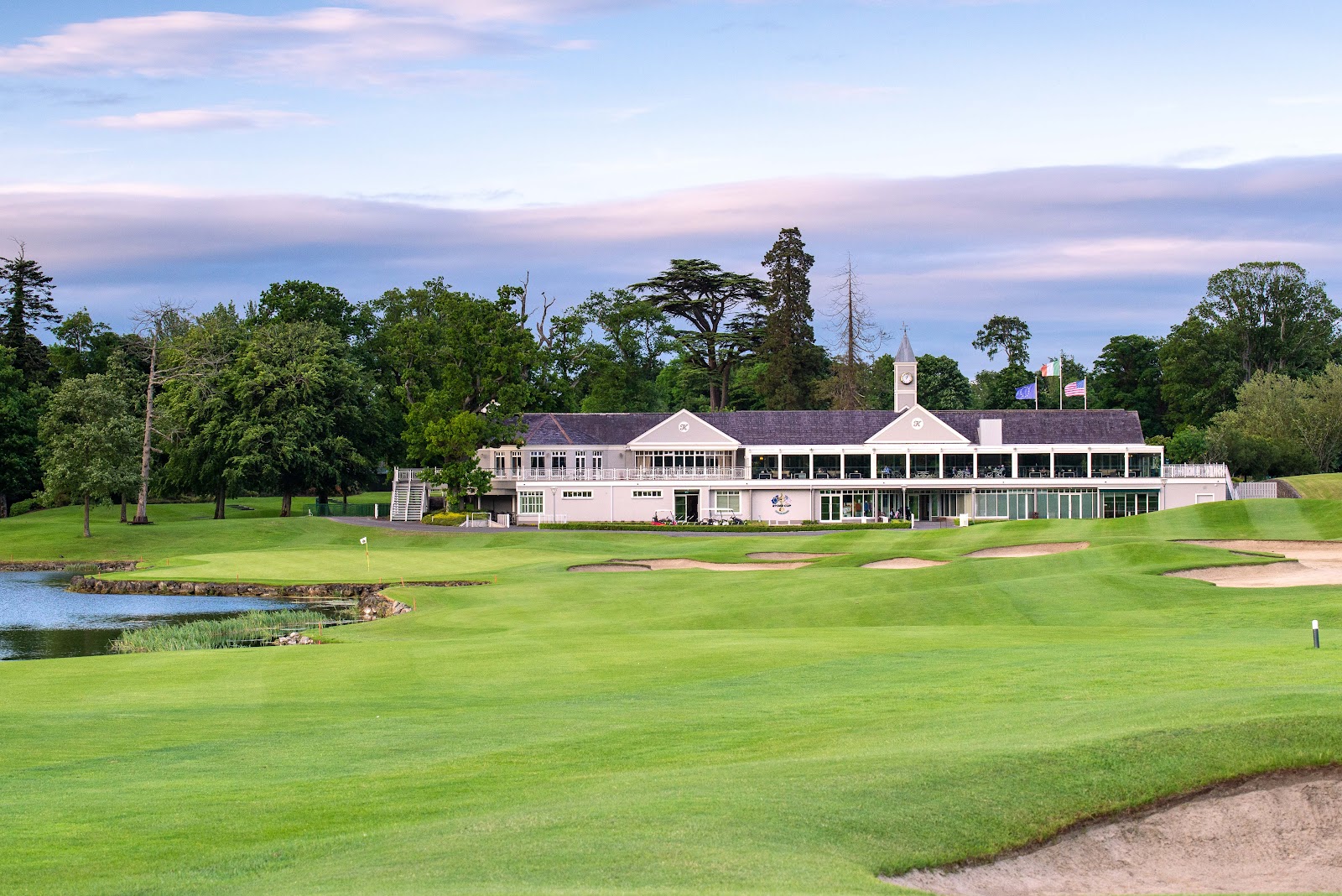 The K Club Palmer North Course along the River Liffey at Straffan, County Kildare, Ireland
