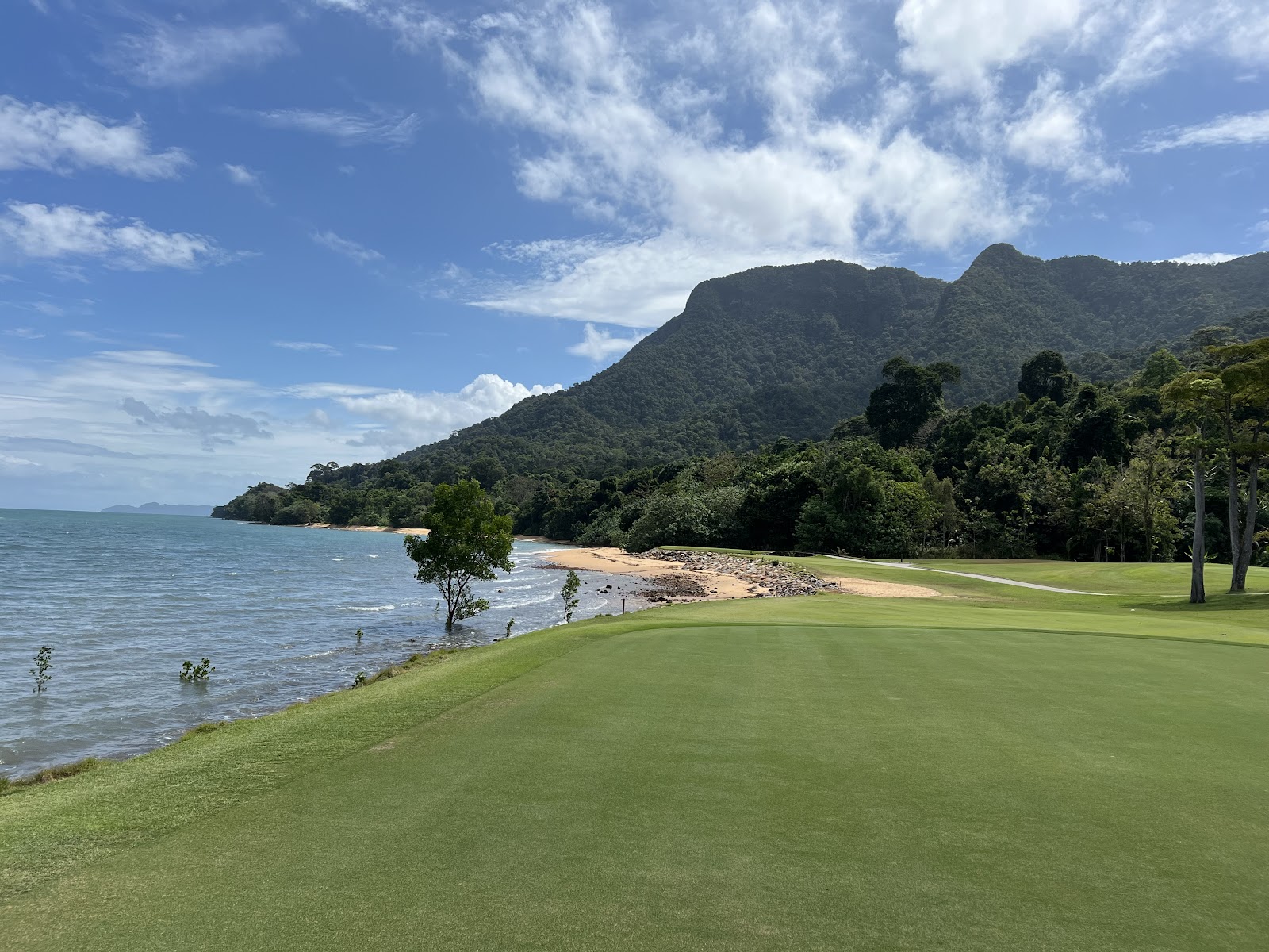 The Els Club Teluk Datai, fairways through ancient rainforest down to Datai Bay and the Andaman Sea on Langkawi