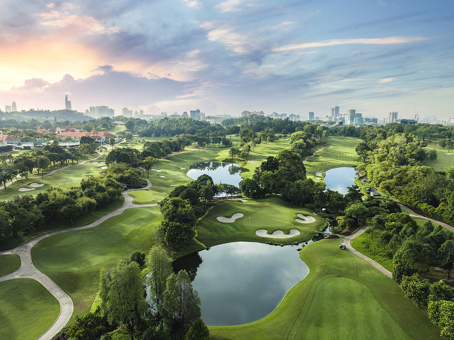 TPC Kuala Lumpur West Course fairways at Bukit Kiara, Kuala Lumpur