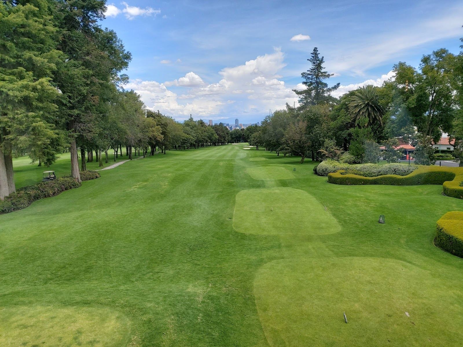 Club de Golf Chapultepec, tree lined parkland fairways at altitude in Naucalpan, Mexico City, Mexico