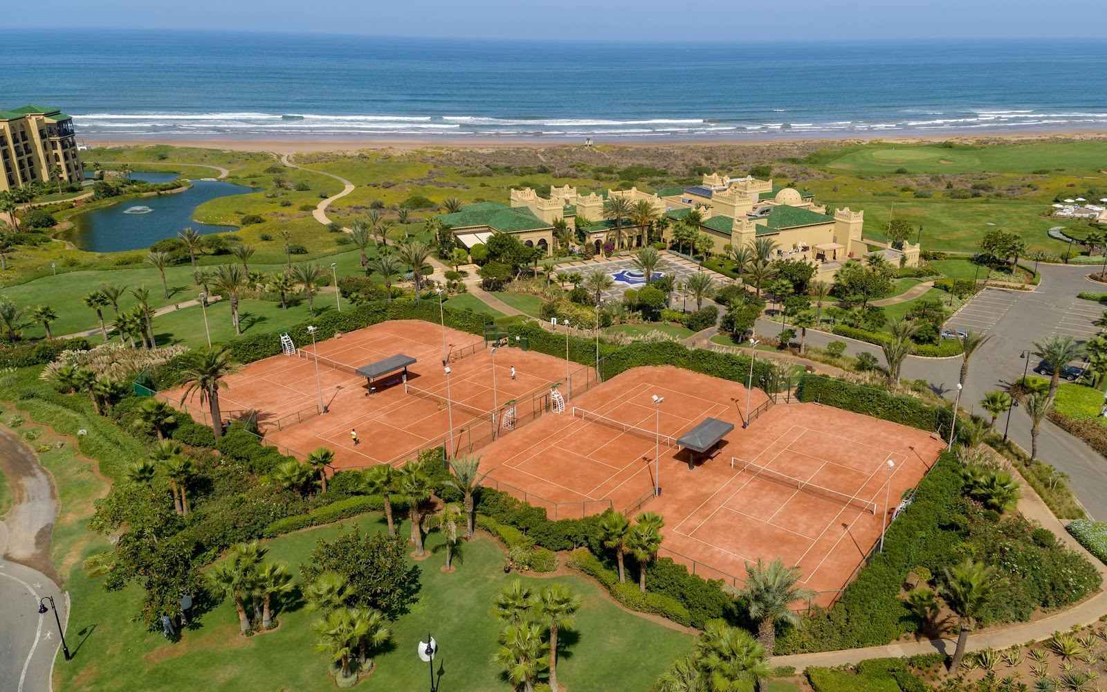 Mazagan golf course, a Gary Player links running along the Atlantic dunes at El Jadida, Morocco