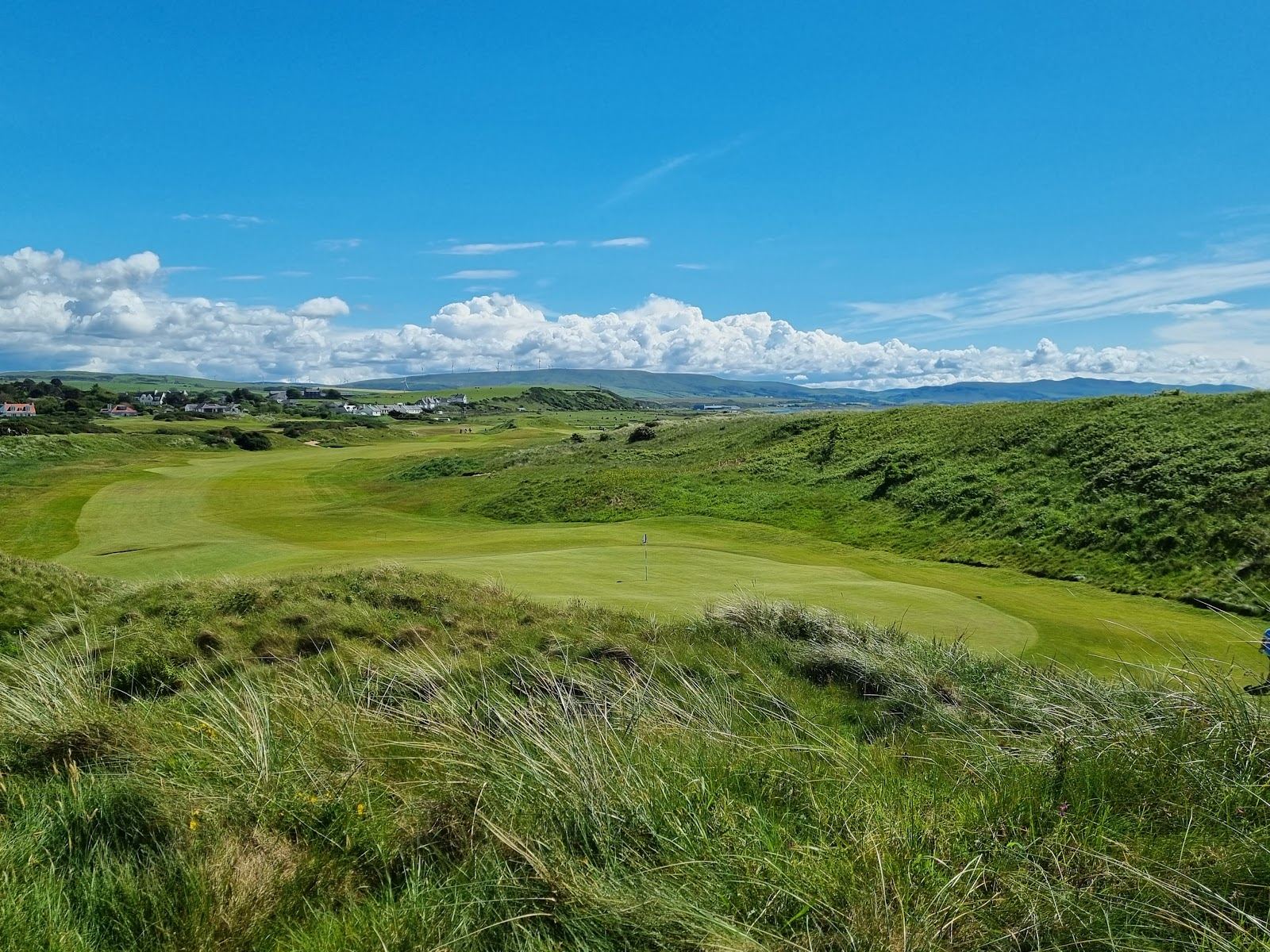 Turnberry Ailsa links and lighthouse along the Firth of Clyde, South Ayrshire