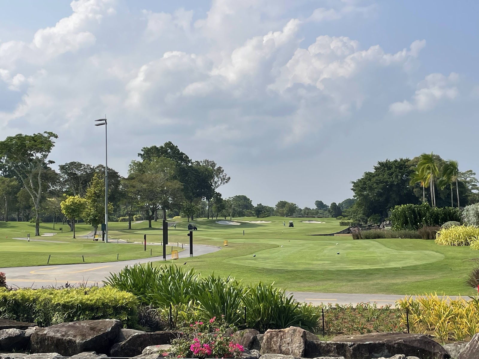 Tanah Merah Country Club, Garden Course, parkland fairway near Changi, Singapore