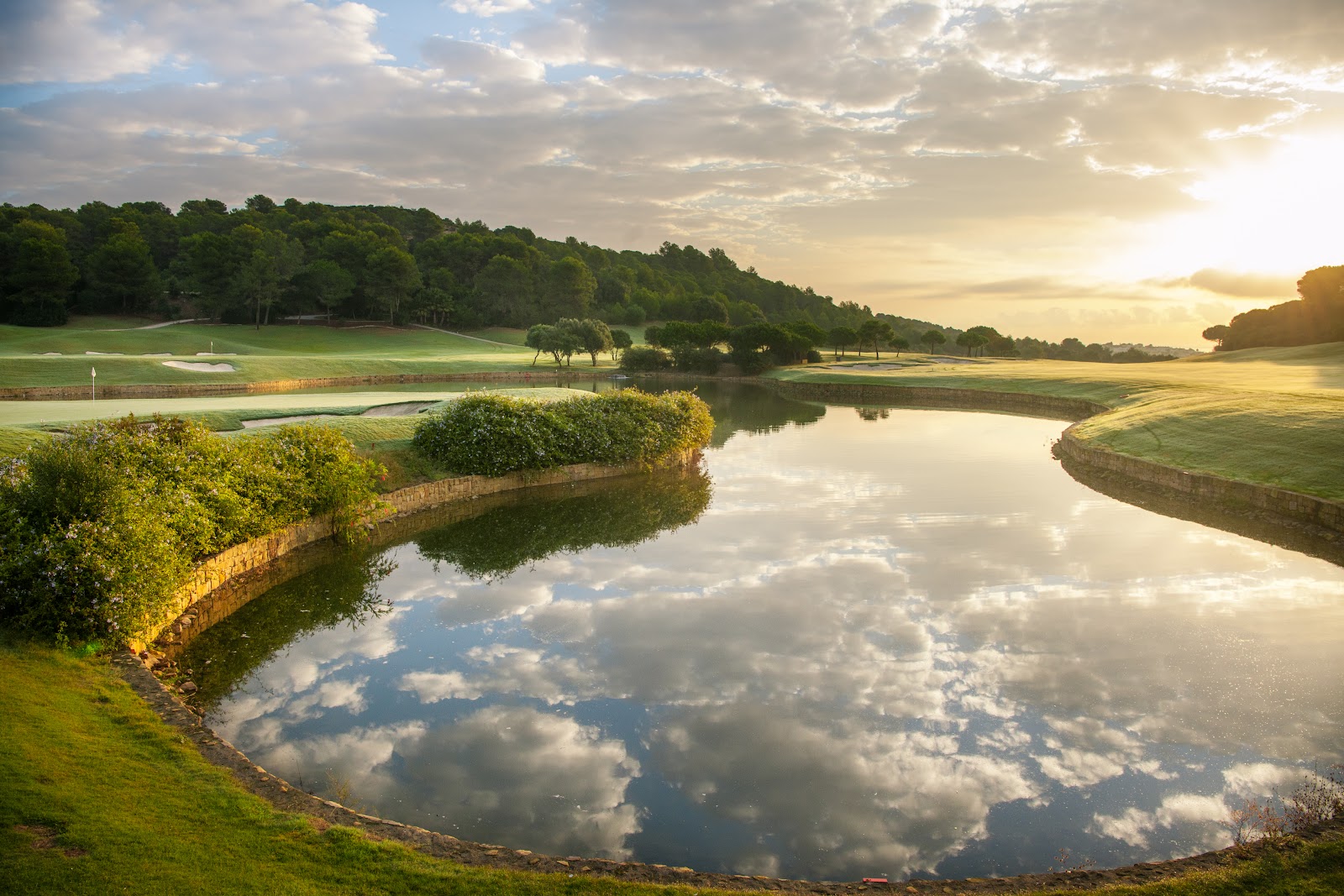 La Reserva Club Sotogrande, wide fairways and water features set in the hills above the Mediterranean in Andalusia