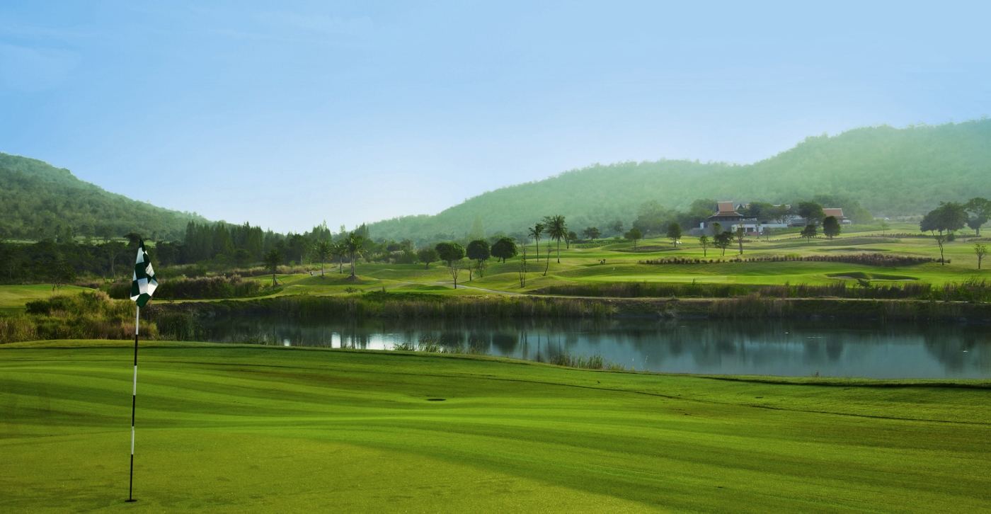 Pineapple Valley Golf Club, rolling fairways set among former pineapple plantation hills behind Hua Hin, Thailand
