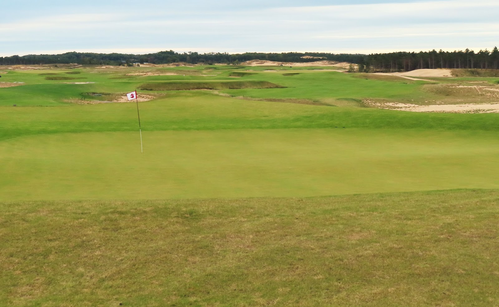 The Lido at Sand Valley, a recreated C.B. Macdonald links on the Wisconsin sand barrens