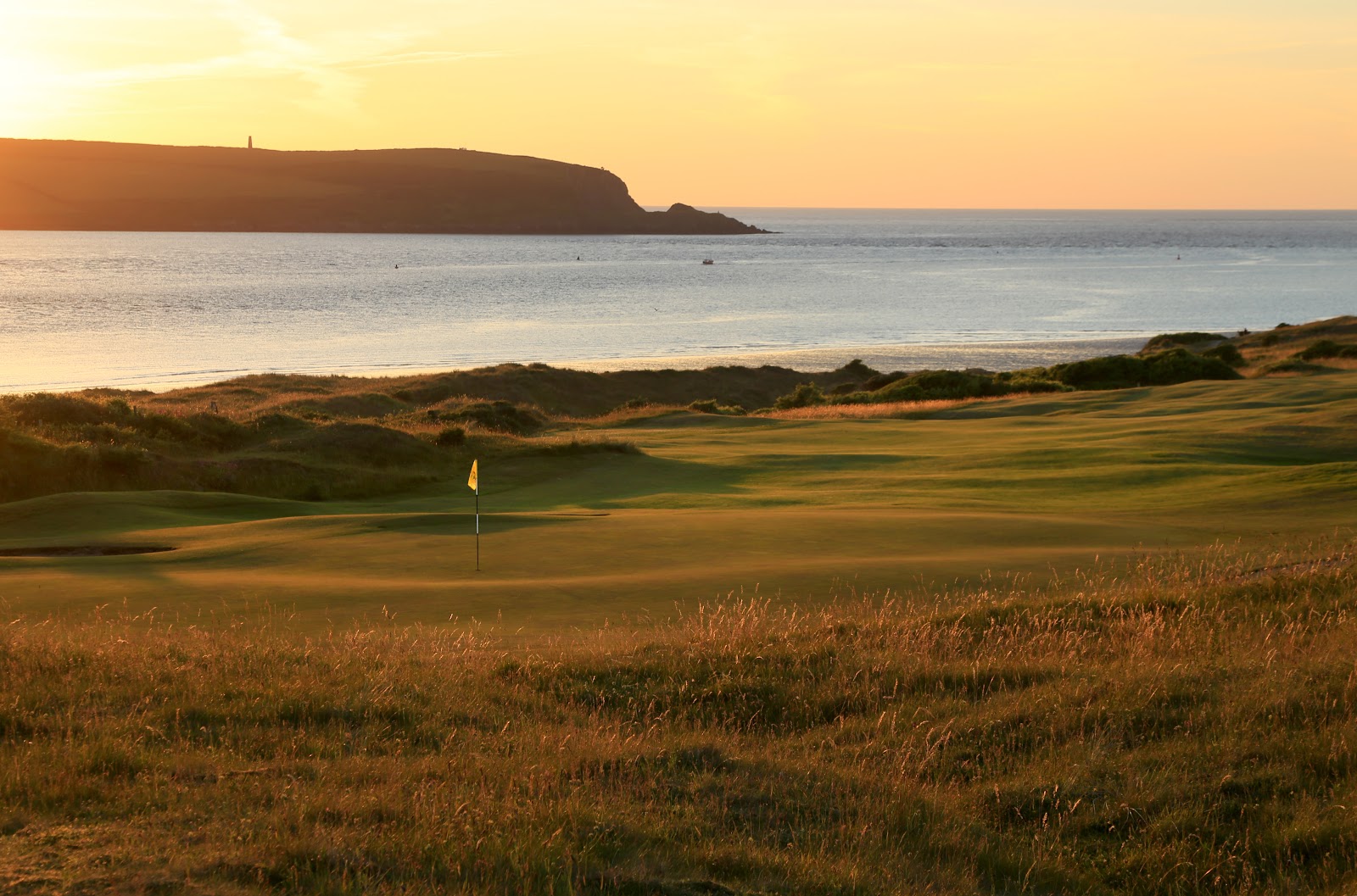St Enodoc Golf Club, the Church course by the Camel estuary at Rock, Cornwall