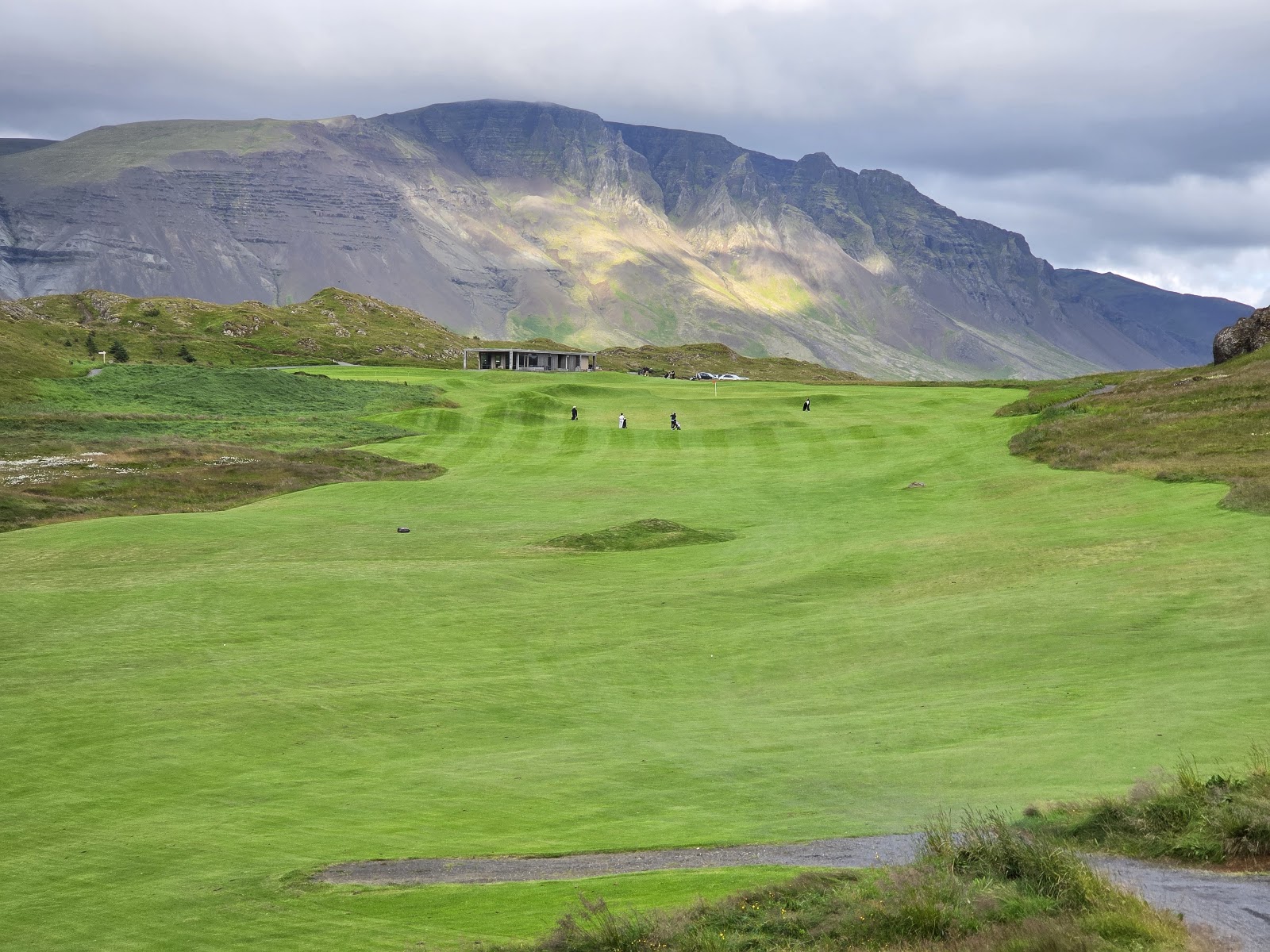 Iceland, Brautarholt Golf Club golf course