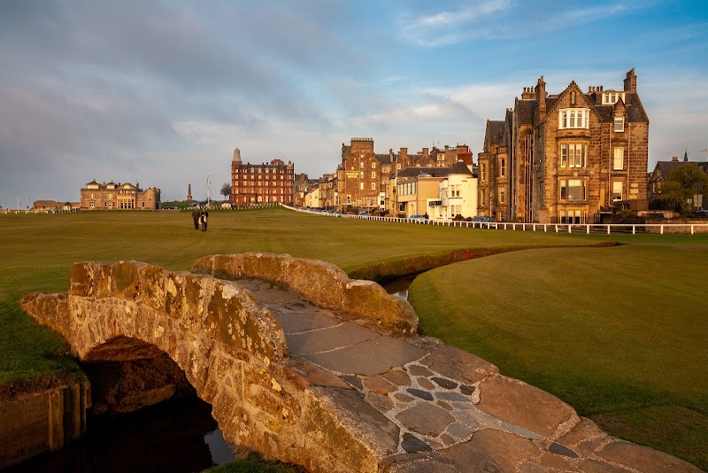 St Andrews Old Course links land in Fife, Scotland