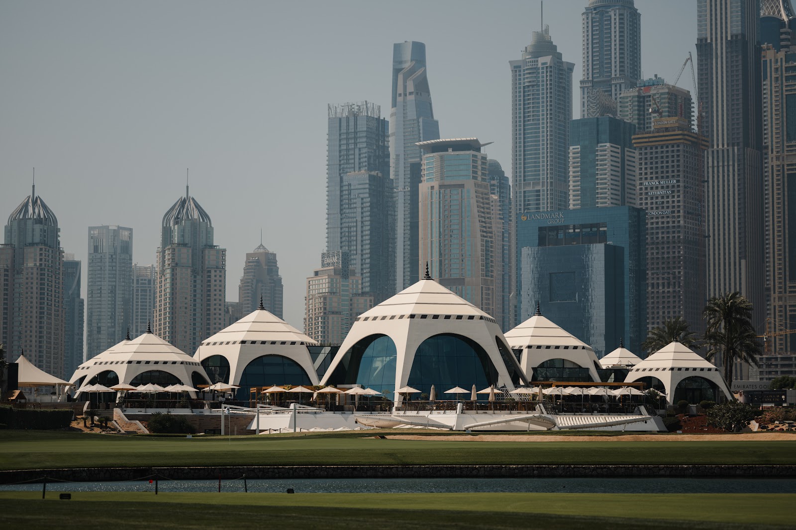 the UAE, Emirates Golf Club golf course