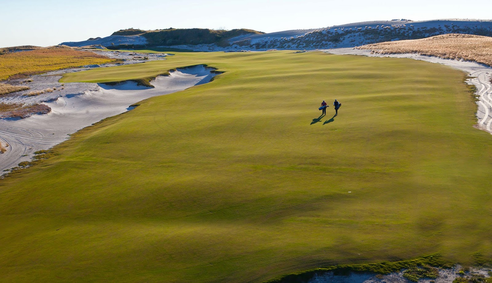 Streamsong Resort, dunes and lakes framing the walking friendly fairways in central Florida