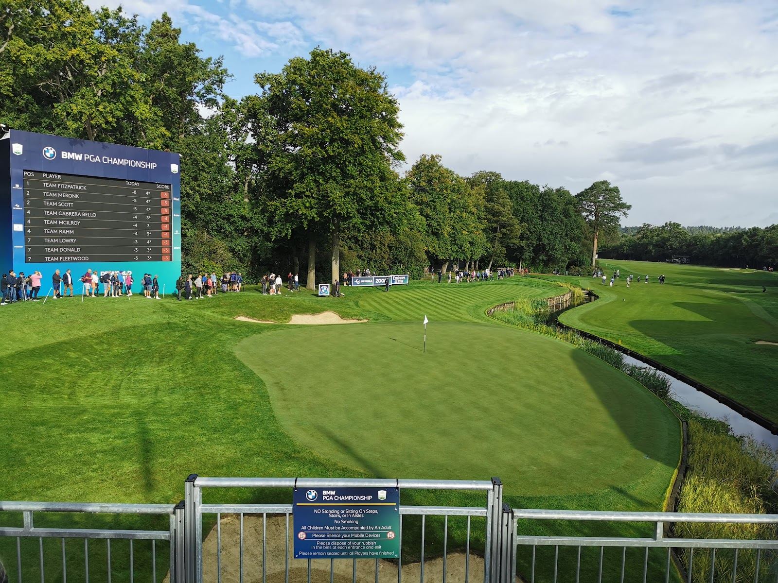 The clubhouse and course at Wentworth, where a smart dress code applies to visiting golfers