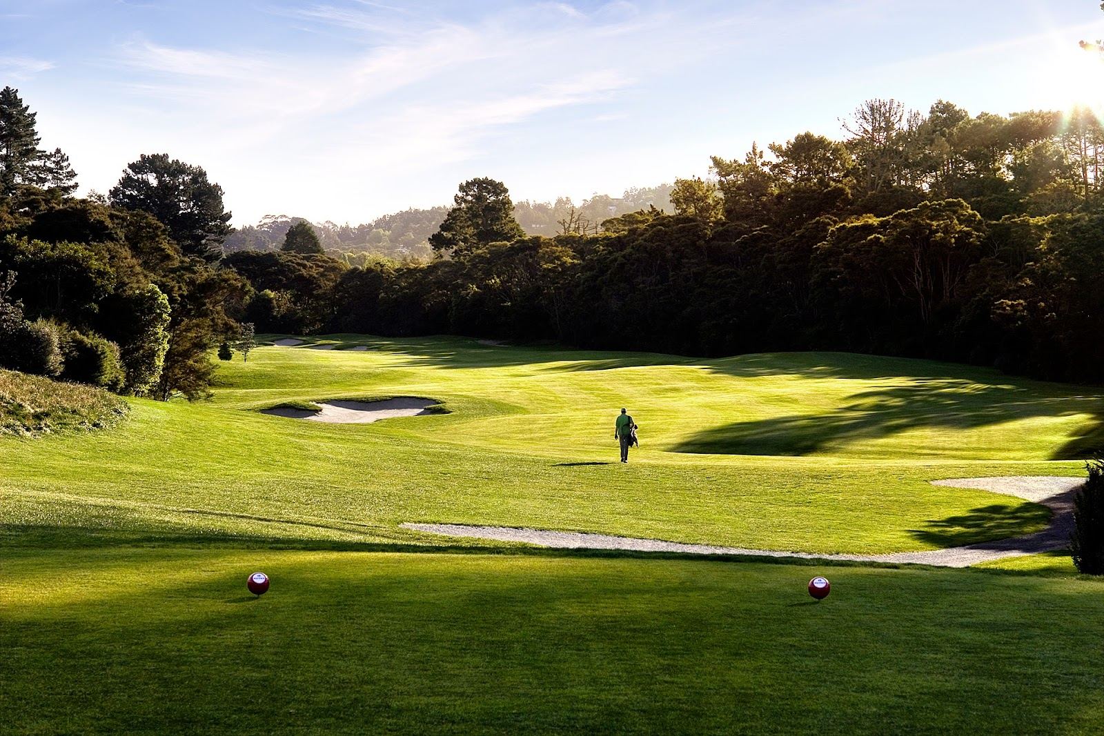 Titirangi Golf Club, Auckland, MacKenzie greens framed by native bush