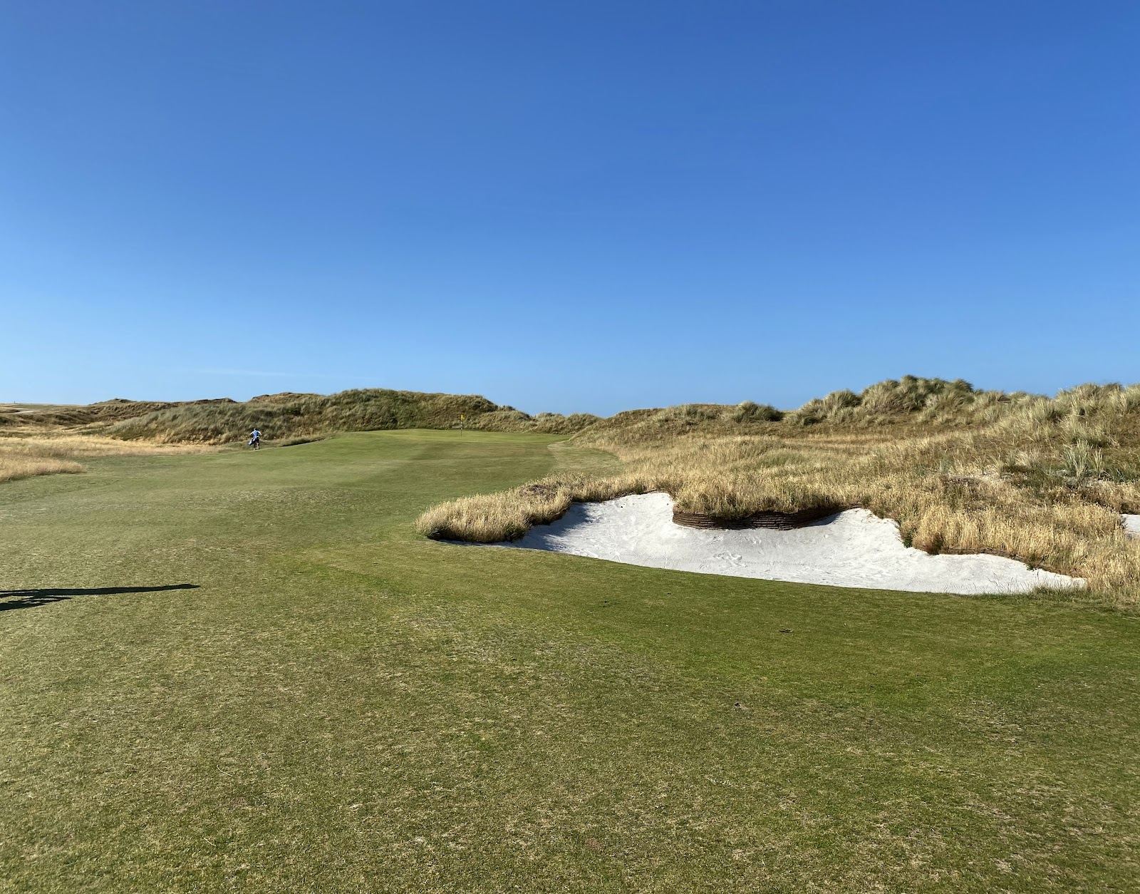 Hayling Golf Club, links fairways through the dunes on Hayling Island, Hampshire