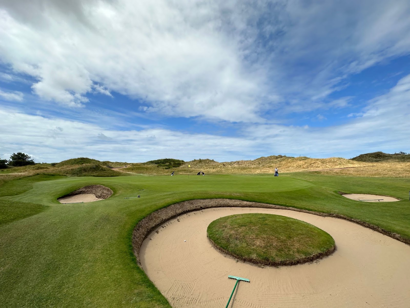 The dune framed links at Royal Birkdale Golf Club near Southport, England