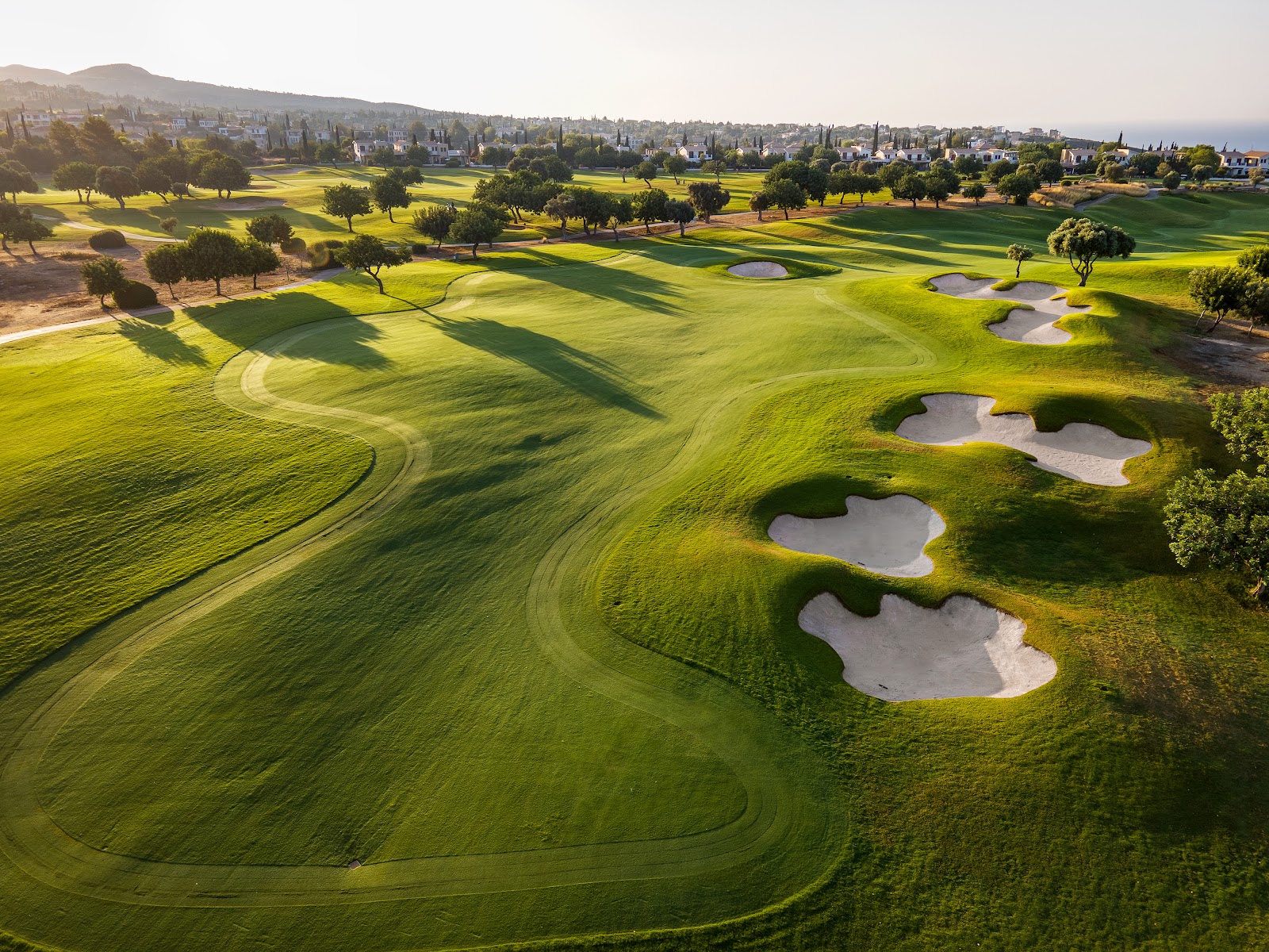 Aphrodite Hills Golf Course above the sea near Paphos, Cyprus