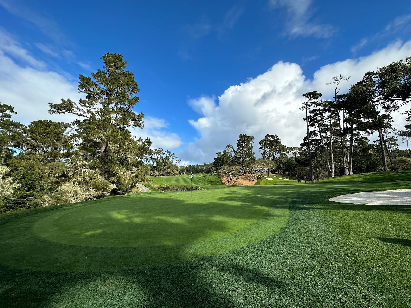 Spyglass Hill Golf Course, ocean holes through the dunes on the Monterey Peninsula, California