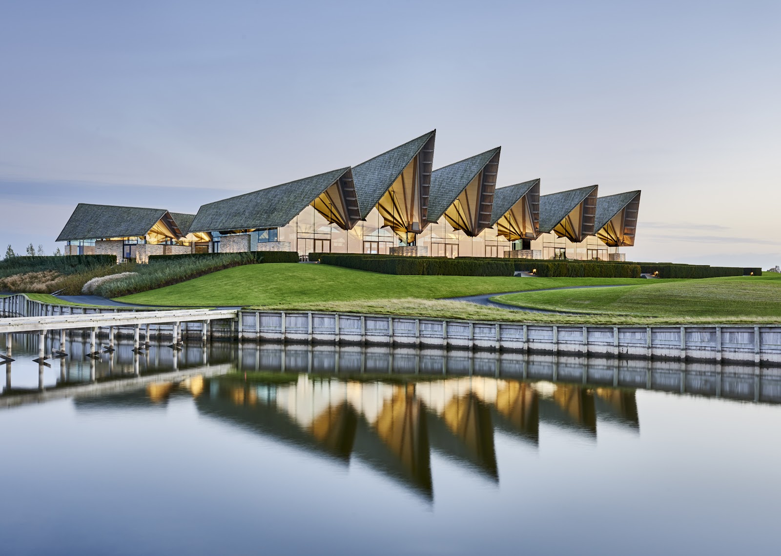 Great Northern golf course in Denmark, the country's flagship modern links and a benchmark for Danish green fees