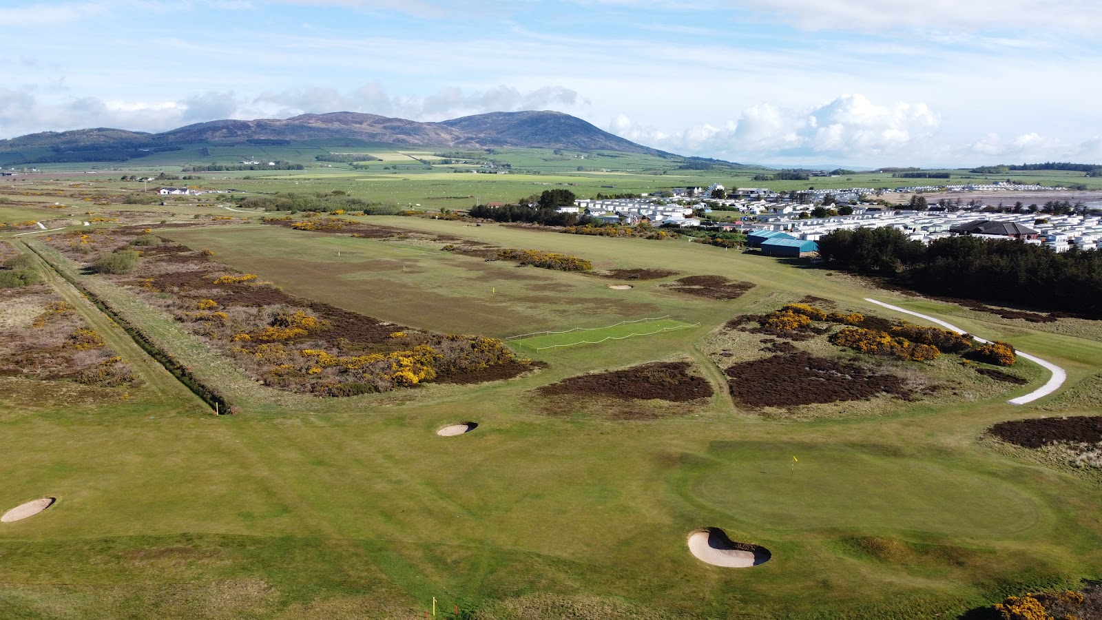 Southerness Golf Club links on the Solway coast, Scotland