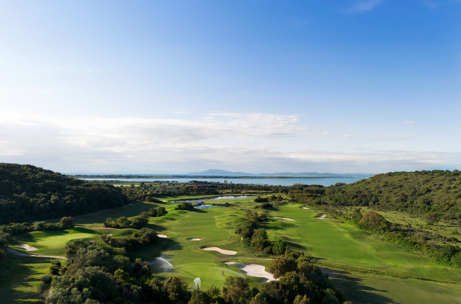 Argentario Golf Club on the Tuscan coast, Italy