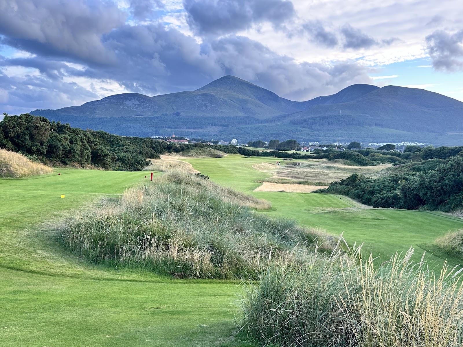 Royal County Down links beneath the Mourne Mountains at Newcastle, Northern Ireland
