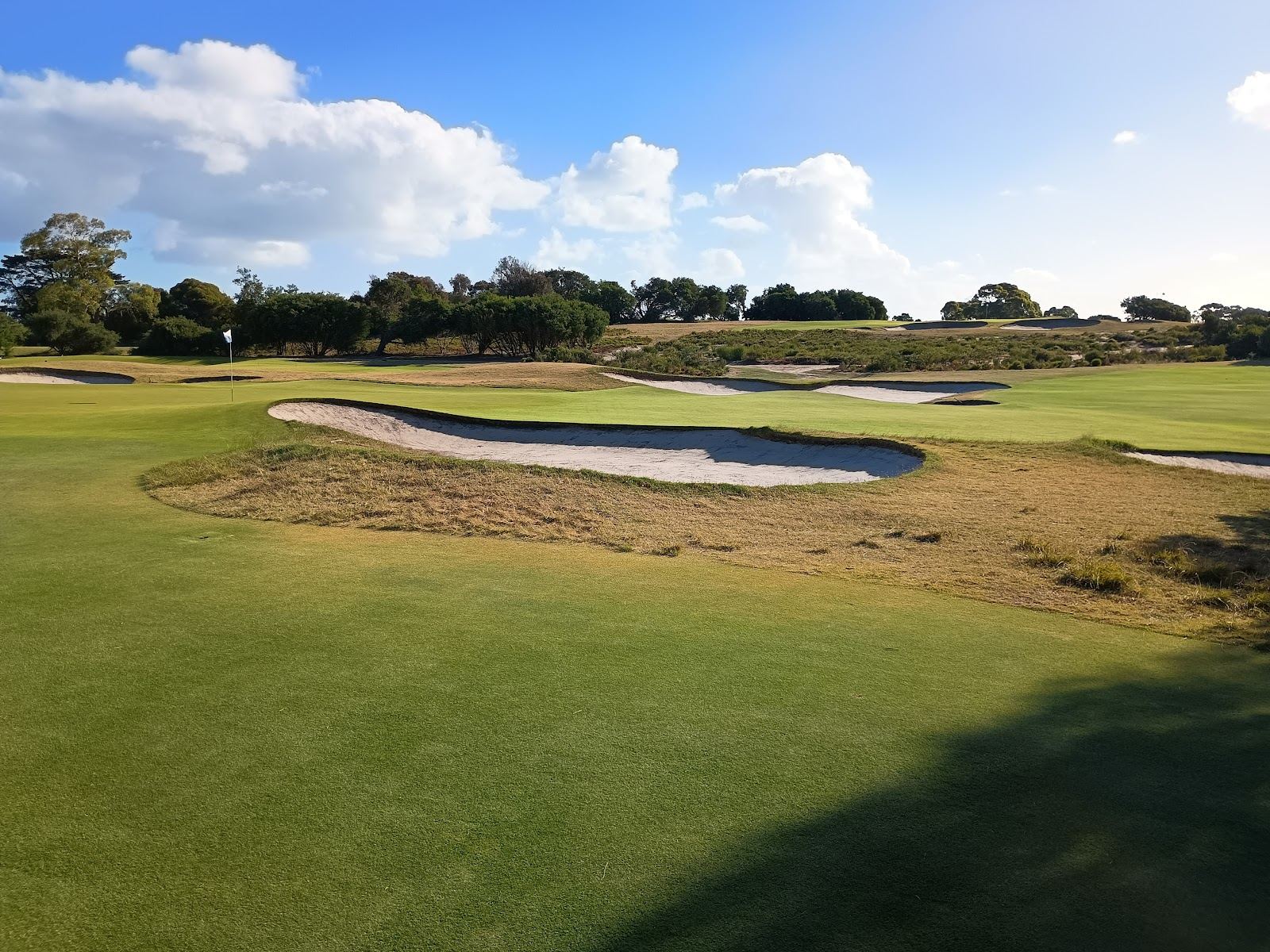 Royal Melbourne Golf Club, West Course bunkering on the Melbourne Sandbelt, Australia