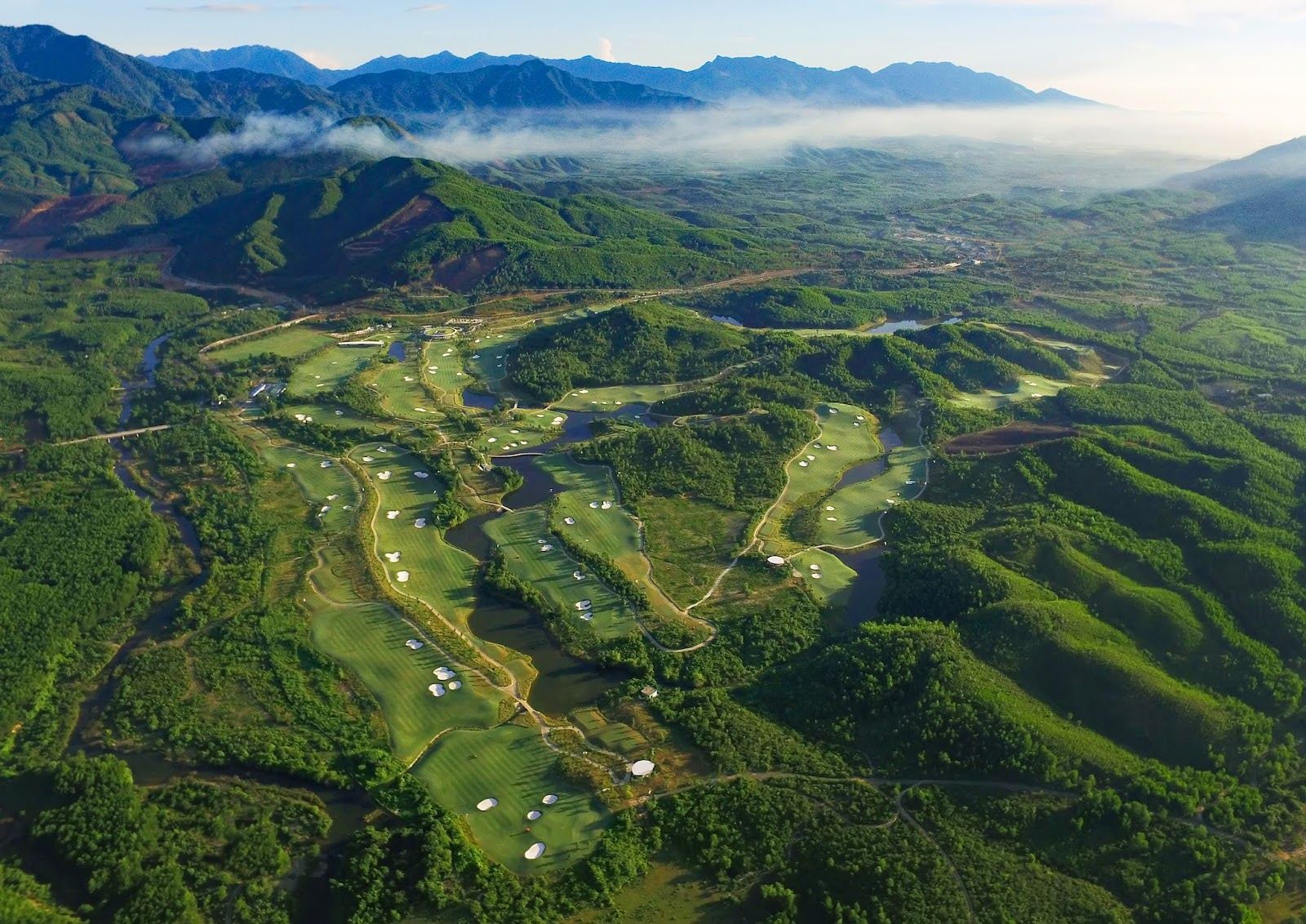 Ba Na Hills Golf Club, a Luke Donald design set among rolling hills near Da Nang, Vietnam