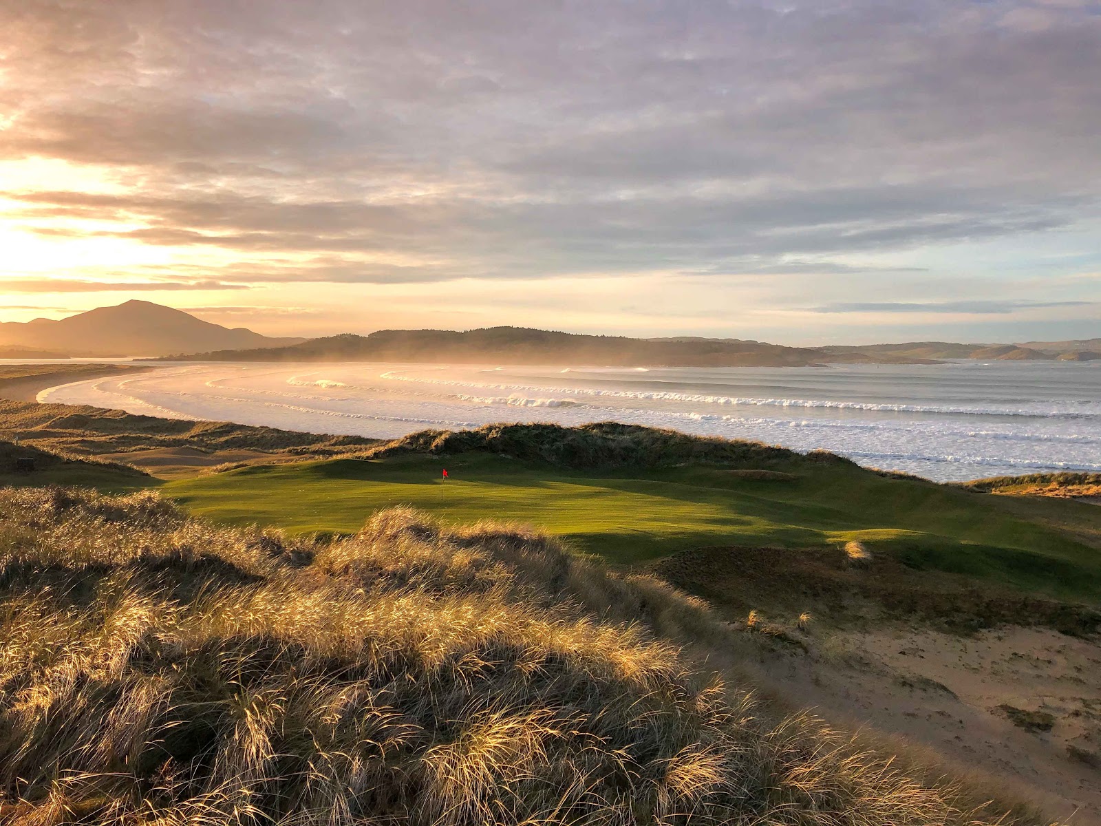 St Patrick's Links at Rosapenna, dunes along Sheephaven Bay, Donegal, Ireland