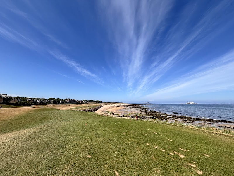 North Berwick West Links on the East Lothian coast, Scotland