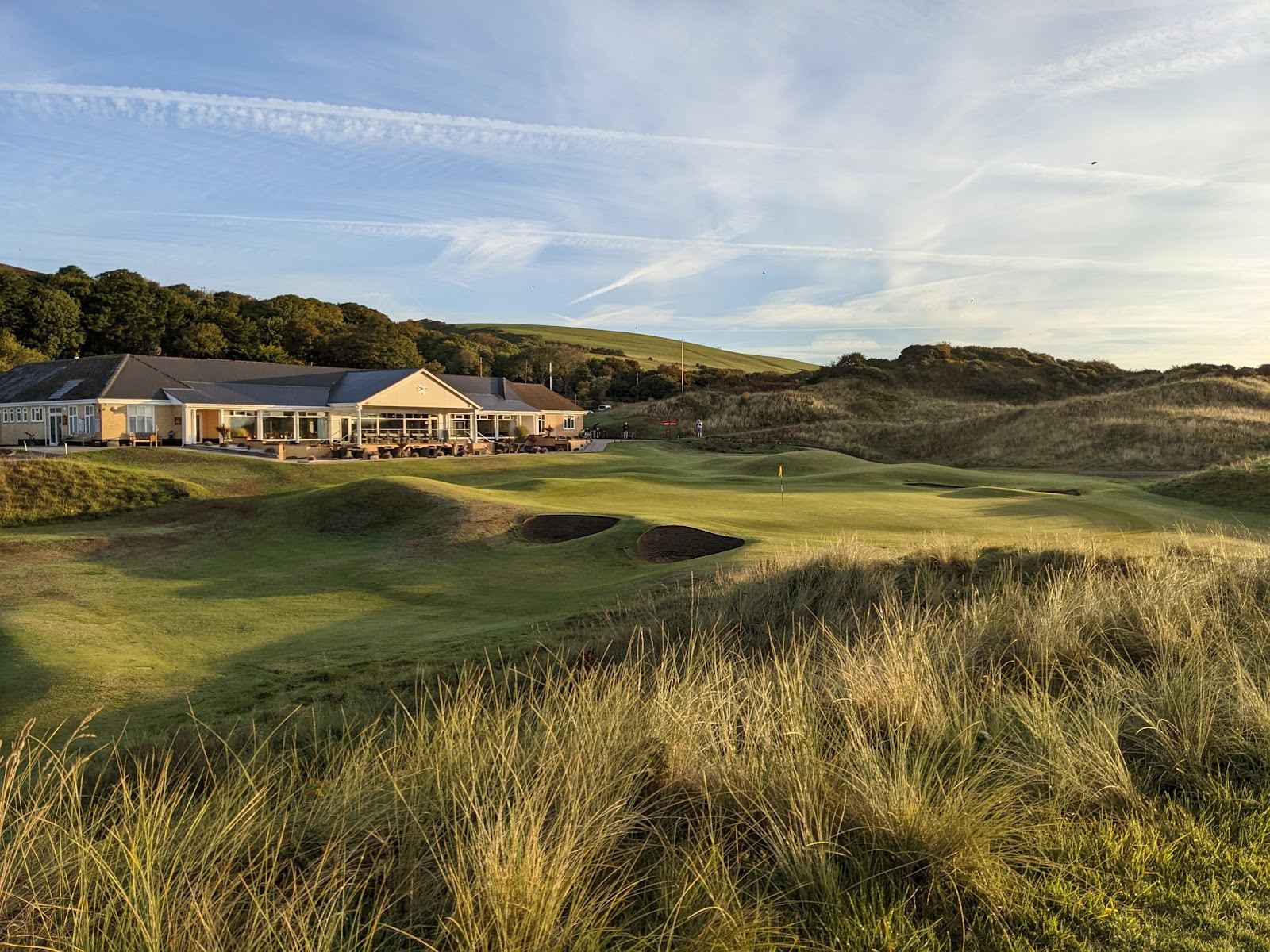 Saunton Golf Club, links fairways in the Braunton Burrows dunes, North Devon